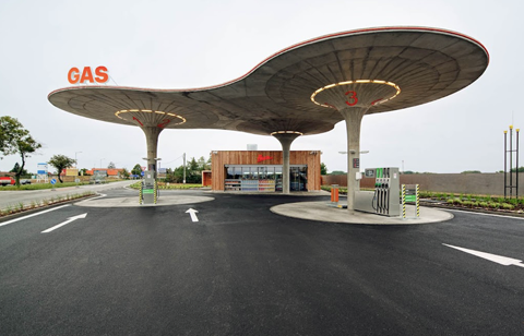 GAS - gas station chain by Atelier SAD